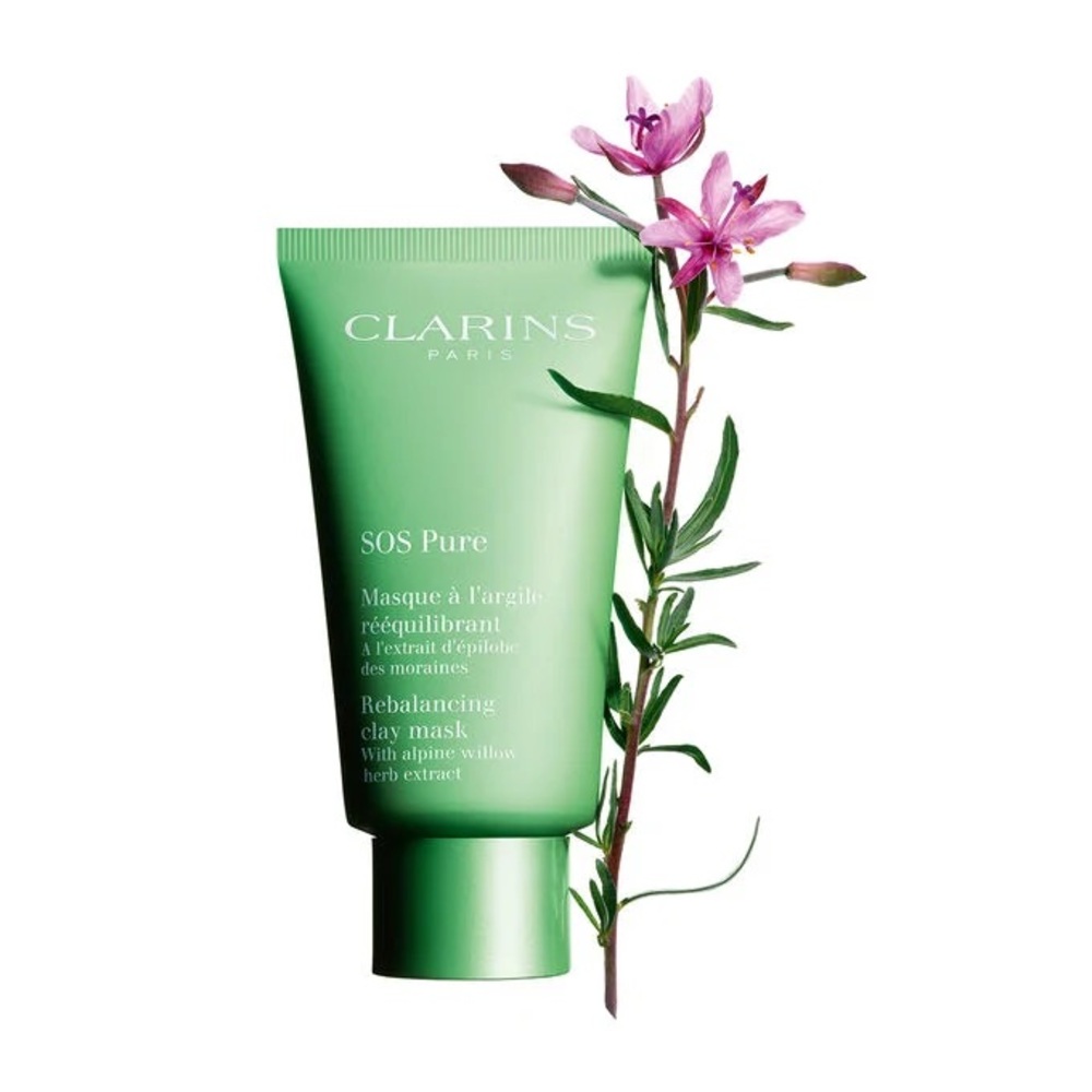 Summer Must Have!Purifying Clarins  SOS Pure Rebalancing Clay Mask fullsize75ml